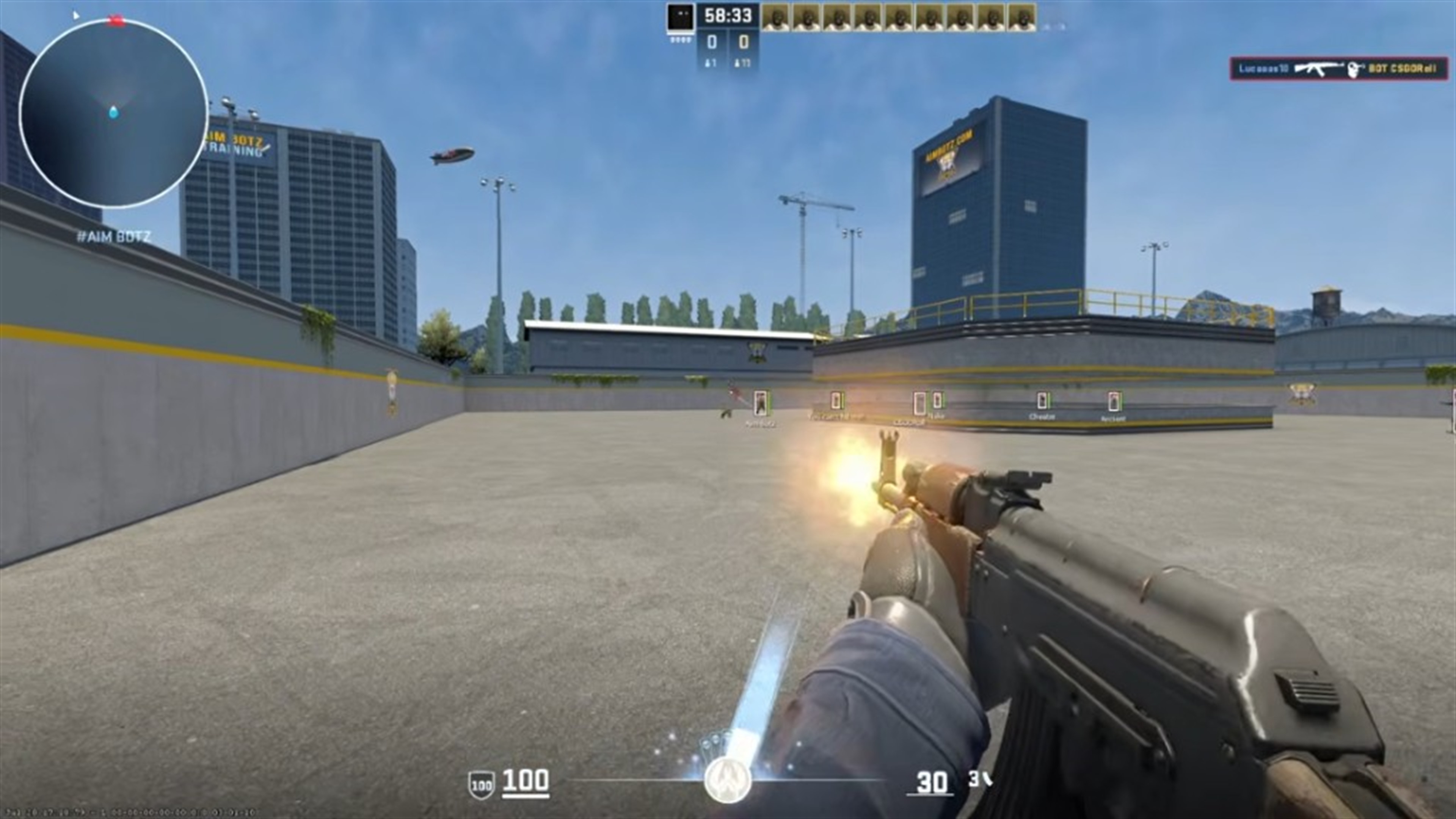 CS2 FACEIT aimbot and player ESP preview